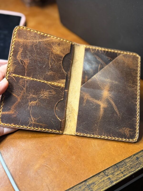 WAX PULLUP HALF LONG WALLET - Image 3