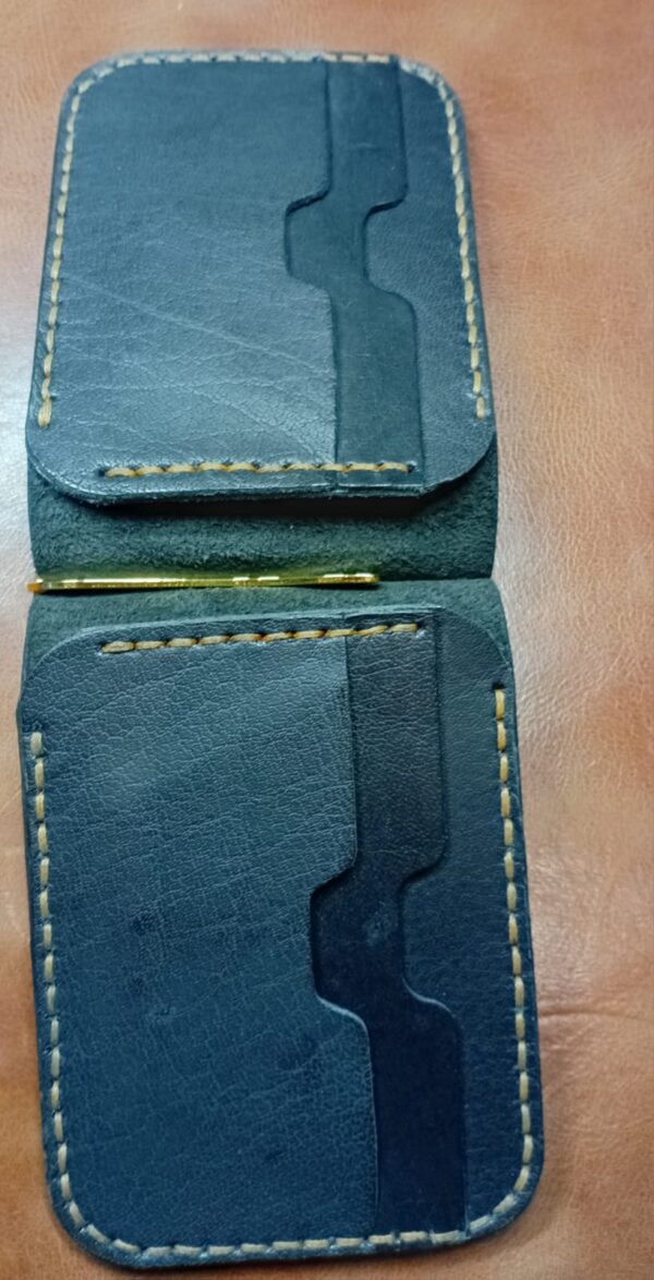 PIN WALLET IN BLACK GLACE - Image 3